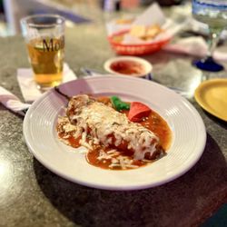 Correa's Mexican & Seafood Restaurant - The owner's TLC chile relleno...so good!