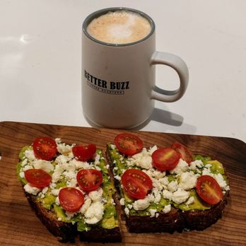 Better Buzz Coffee La Jolla - Feta Avocado Toast & Cafe au Lait - Coffee & Tea Near Me - San Diego, California