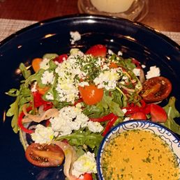 Goat and strawberry salad Goat and strawberry salad