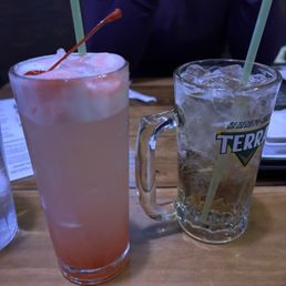 Highball and cocktail Highball and cocktail