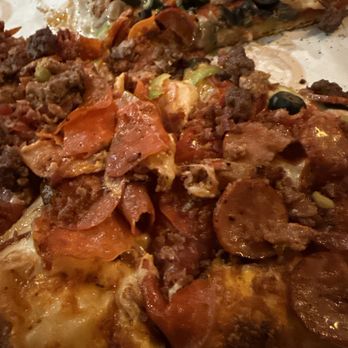 Me-n-Ed's Pizzeria - Half combo half all meat - Pizza Near Me - Los Banos, California Me-n-Ed's Pizzeria - Half combo half all meat - Pizza Near Me - Los Banos, California