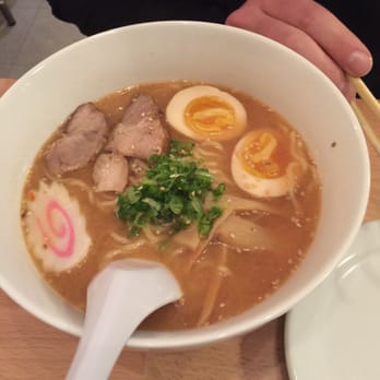 Sakana - Can't stay away from this spicy miso w/ egg!  1/2015 - Sushi Bars Near Me - Westminster, Colorado