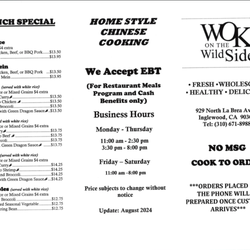 Wok On The Wild Side