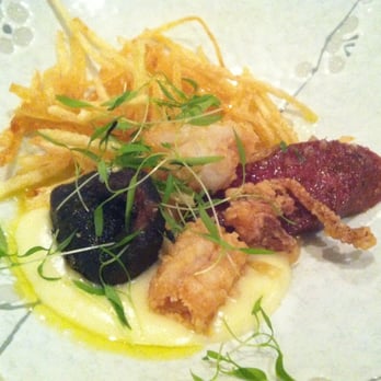 85 Miskin Street - Fried squid, chorizo, charcoal chili (habanero!), crispy potato & purée - Restaurants Near Me - Toowong, QLD 85 Miskin Street - Fried squid, chorizo, charcoal chili (habanero!), crispy potato & purée - Restaurants Near Me - Toowong, QLD
