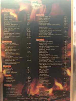 Menu photo 2 El Fogón Las Palmas, COL Menu photo 2 El Fogón Las Palmas, COL