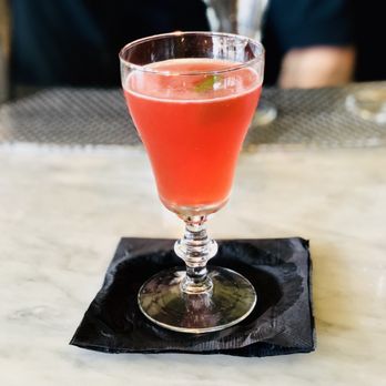 Canard - Poivrotte: Dark Rum, Meletti 1870 Bitter, Strawberry, Fresh Lemon - Yum! - Wine Bars Near Me - Portland, Oregon Canard - Poivrotte: Dark Rum, Meletti 1870 Bitter, Strawberry, Fresh Lemon - Yum! - Wine Bars Near Me - Portland, Oregon
