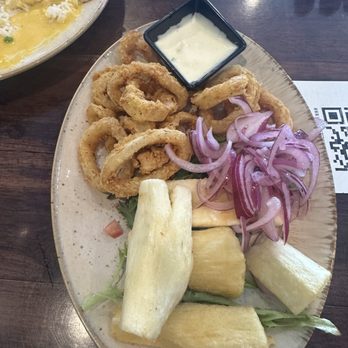 Victoria's - Calamari with yuca was perfectly ,cooked to perfection! - Latin American Near Me - Lantana, Florida Victoria's - Calamari with yuca was perfectly ,cooked to perfection! - Latin American Near Me - Lantana, Florida