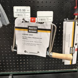 McCoy's Building Supply - The name "coping" saw still makes me laugh. (5/19/2023)