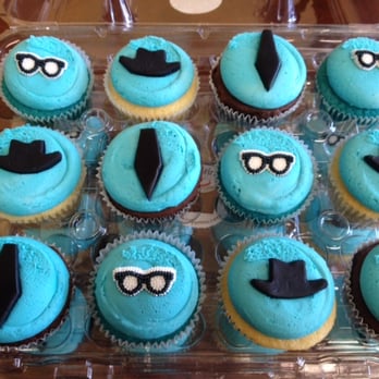 Cupprimo - Cupprimo made these custom Blues Brothers cupcakes for our party. They were delicious and so cute! - Coffee & Tea Near Me - Austin, Texas