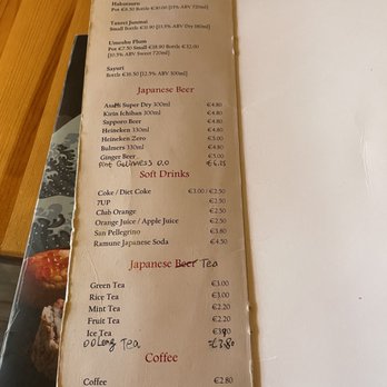 Taikichi - Menu - Japanese Near Me - Limerick, LK