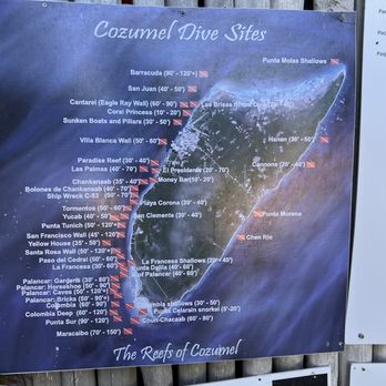 Scuba Du - Dive map - Scuba Diving Near Me - Cozumel, ROO