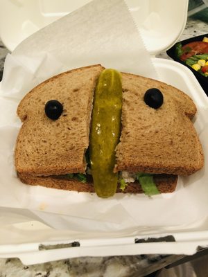 Photo of Barnaby's Cafe - Houston, TX, US. Albacore Tuna sandwich