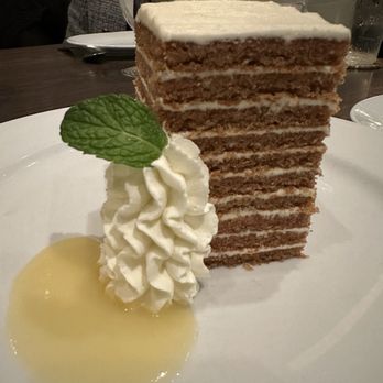 Ocean Prime - Ten Layer Carrot Cake - Steakhouses Near Me - Kansas City, Missouri Ocean Prime - Ten Layer Carrot Cake - Steakhouses Near Me - Kansas City, Missouri