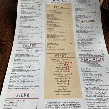 Prato 850 - Menu - Gastropubs Near Me - Commack, New York Prato 850 - Menu - Gastropubs Near Me - Commack, New York