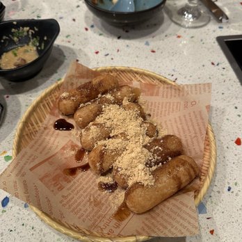 Happy Lamb Hot Pot - Fried rice cakes with black sugar - Mongolian Near Me - Mountain View, California