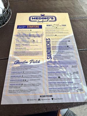 Menu photo 1 Meding's Seafood Milford, DE Menu photo 1 Meding's Seafood Milford, DE