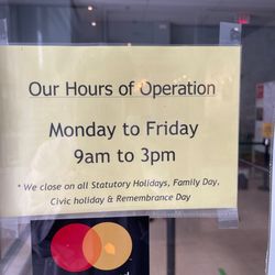 ServiceOntario - Good to know the covid hours. Closed at 3.