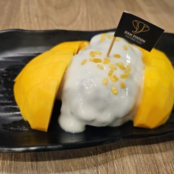 Siam Station - Mango sticky rice - Thai Near Me - Newport Beach, California Siam Station - Mango sticky rice - Thai Near Me - Newport Beach, California