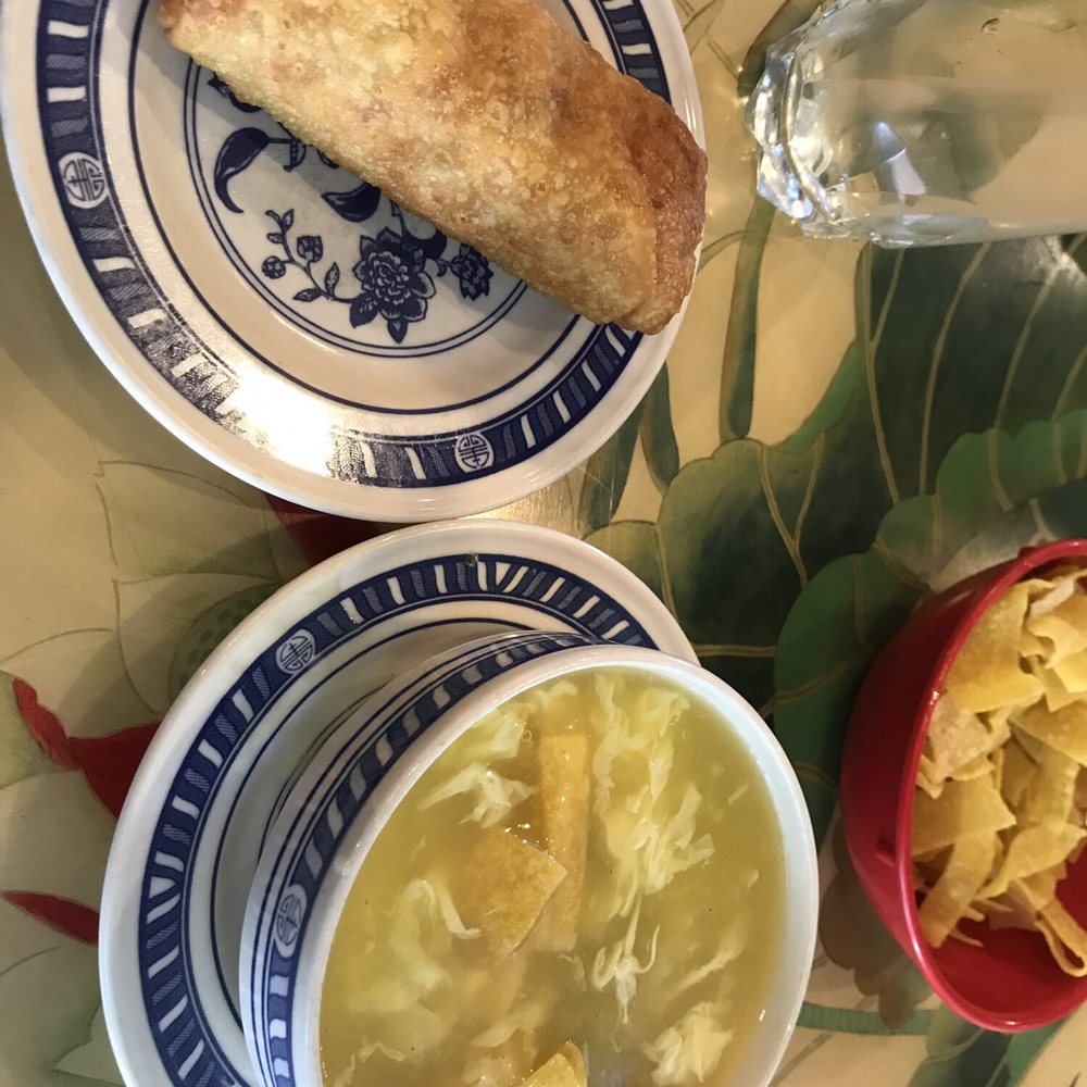 Golden China Restaurant - Egg Drop Soup and Egg roll - Chinese Near Me - Graham, North Carolina