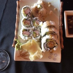 Shogun Japanese Steakhouse Hibachi & Sushi - Sushi rolls - the specialty rolls are huge and very good