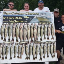 Lake Erie Fishing Charters with 'Eye-Catcher Charters - YOU should be in this picture!