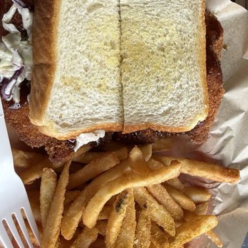 Sando Shack - Classic chicken sando with curry fries - Sandwiches Near Me - Maplewood, Missouri