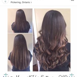 Mermaid Hair Extensions - Created a natural balayage look with our fusion extensions #MermaidHair