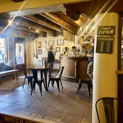 Noula's Coffee Shop - Side entrance inside the building