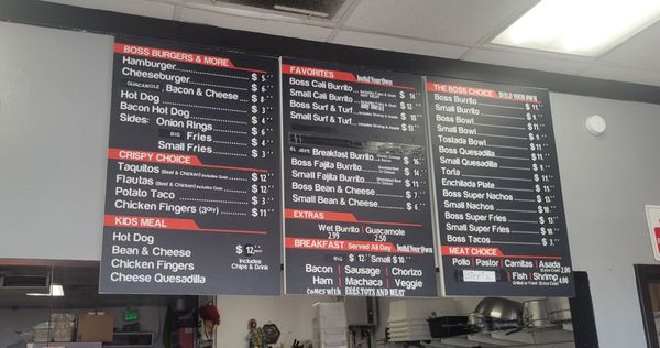 Menu photo 1 El Jefe Mexican Grill Long Beach, CA Menu photo 1 El Jefe Mexican Grill Long Beach, CA