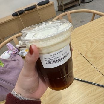 Teaish & Coffee - Iced Sea Salt Einspanner - Coffee & Tea Near Me - Buena Park, California