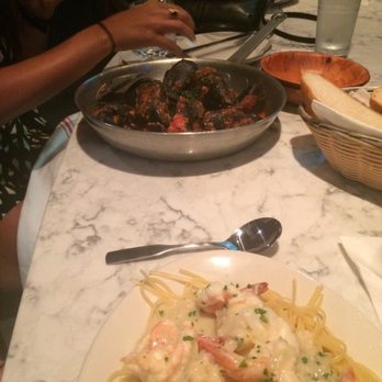 Scales & Shells - Mussels marinara and shrimp scampi - Seafood Near Me - Newport, Rhode Island