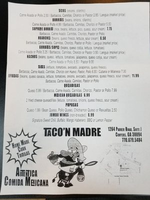 TACO ´N MADRE by null