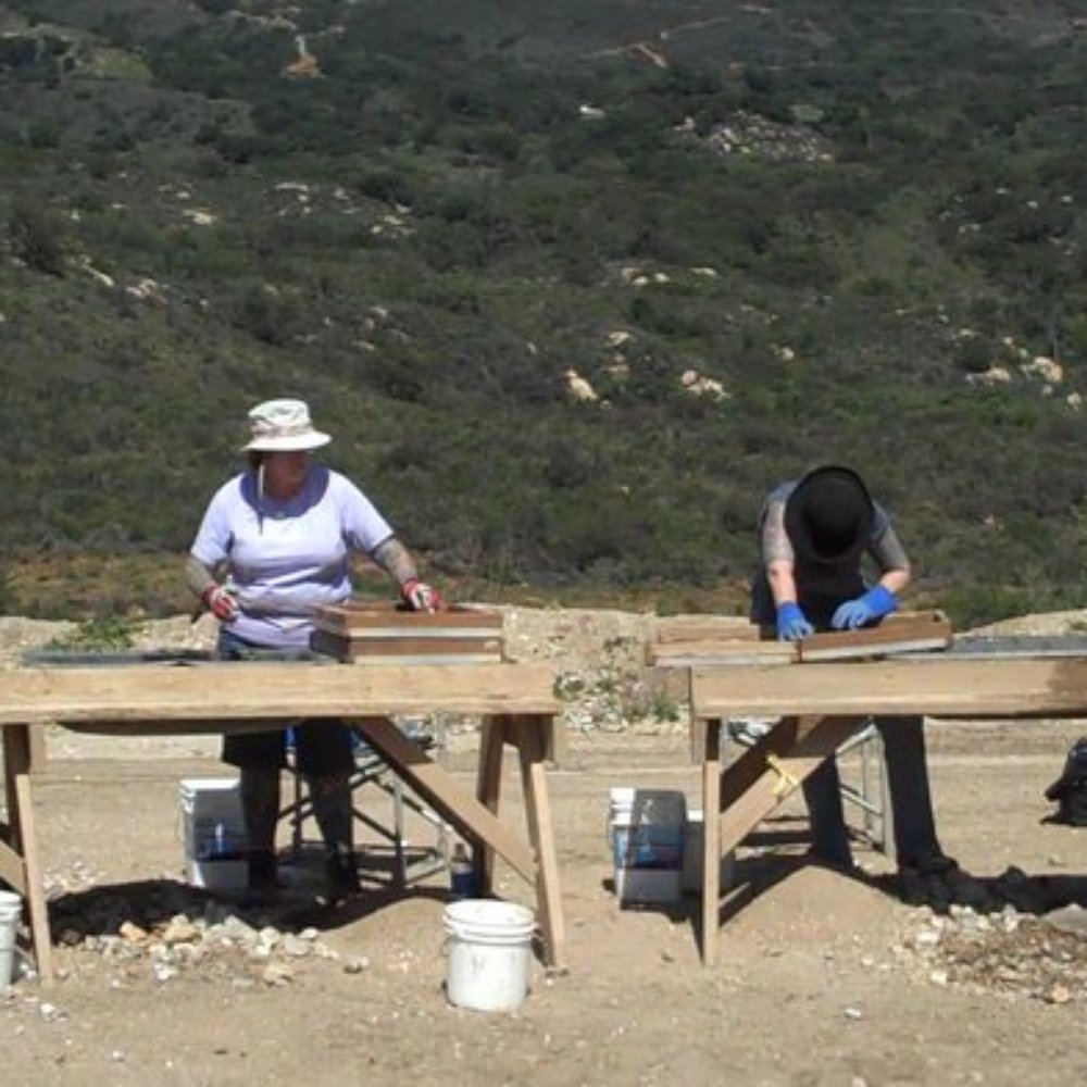 Oceanview Mine - Sifting through slag using screens. - Tours Near Me - Pala, California Oceanview Mine - Sifting through slag using screens. - Tours Near Me - Pala, California