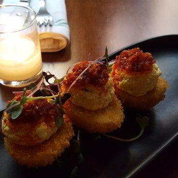 Tuome - Deep fried deviled eggs - New American Near Me - New York, New York Tuome - Deep fried deviled eggs - New American Near Me - New York, New York