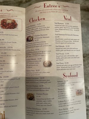 Menu photo 1 Gnocchi Italian Restaurant Clinton, MI Menu photo 1 Gnocchi Italian Restaurant Clinton, MI