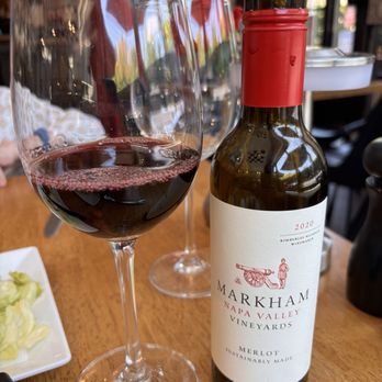Certo Italian Restaurant - Markham Merlot Napa , California. 1/2 bottle. Excellent merlot. - Italian Near Me - Miami, Florida Certo Italian Restaurant - Markham Merlot Napa , California. 1/2 bottle. Excellent merlot. - Italian Near Me - Miami, Florida