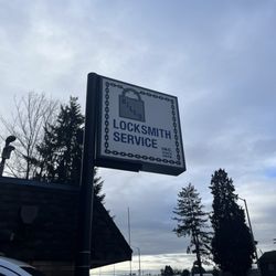 Bill's Locksmith - Sign out front