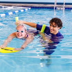 SafeSplash Swim School - Cedar Grove - We give lessons from ages 4 months through adulthood. It's never late to learn to swim!