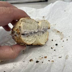 Bagel Bakery - Cream cheese should be gushing out, this is a rip off!