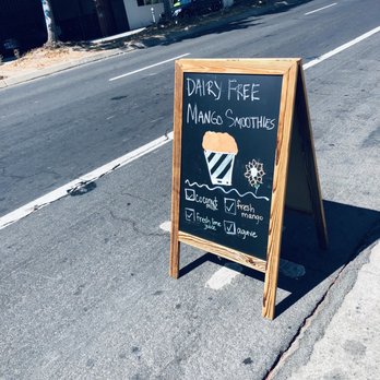 Mangosay - Standing board on street. - Food Trucks Near Me Mangosay - Standing board on street. - Food Trucks Near Me