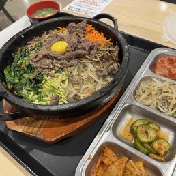 45. Beef Hot Stone Bibimbap