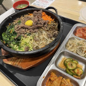 Cho Dang Tofu House - 45. Beef Hot Stone Bibimbap - Korean Near Me - Irvine, California