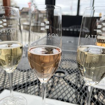 Patterson Cellars - Sparkling tasting flight - Wineries Near Me - Woodinville, Washington Patterson Cellars - Sparkling tasting flight - Wineries Near Me - Woodinville, Washington