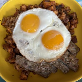 Public Espresso - Spicy Andouille Hash Bowl - Coffee & Tea Near Me - Buffalo, New York