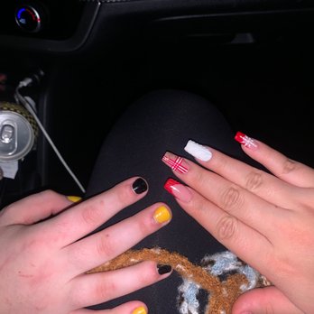LT Nails - Mine and my bf's nails - Nail Salons Near Me - Champlin, Minnesota
