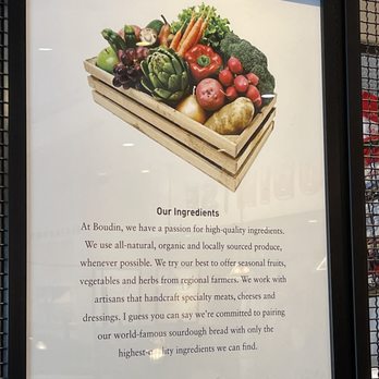 Boudin SF - Claims to use high quality ingredients :) - Bakeries Near Me - Vacaville, California