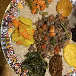 Feru Special with veggies platter Feru Special with veggies platter
