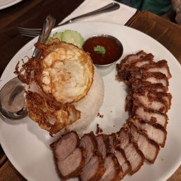 Moo Tod (crispy fried pork belly) Moo Tod (crispy fried pork belly)