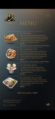 Menu photo 2 Doner King NYC Jamaica, NY Menu photo 2 Doner King NYC Jamaica, NY