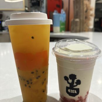 Cha Redefine - Mango Passion Chill & Coco Strawberry - Tea Rooms Near Me - Costa Mesa, California Cha Redefine - Mango Passion Chill & Coco Strawberry - Tea Rooms Near Me - Costa Mesa, California